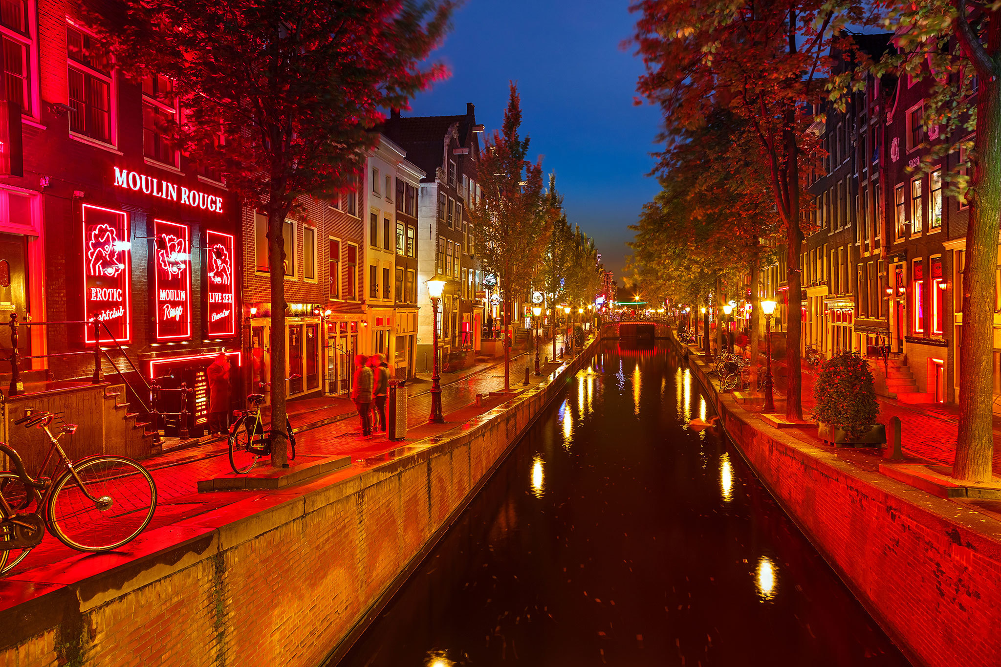 Red Light District in Amsterdam, Netherlands