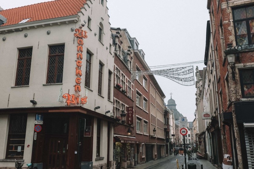Shops in Brussels, Belgium