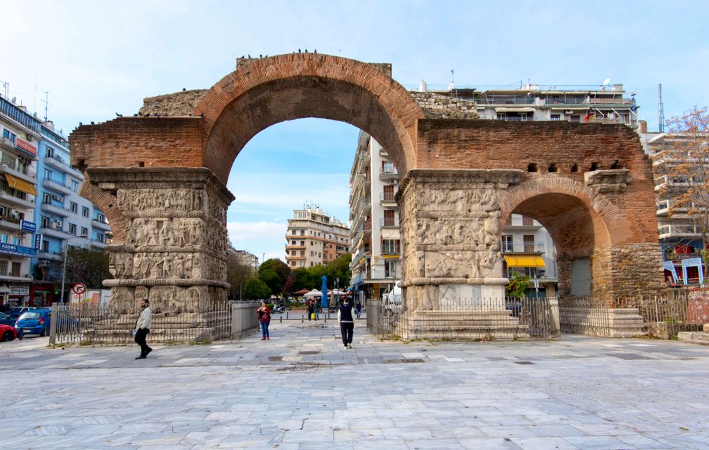 Arc of Galerius in Thessaloniki, Greece