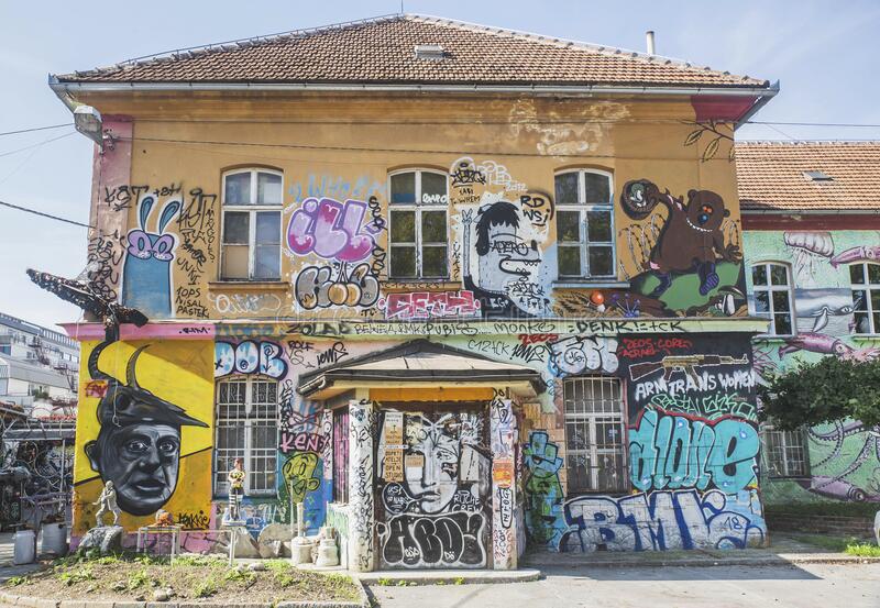 Graffiti and Art in Ljubljana, Slovenia