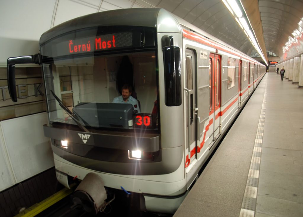 Metro in Prague, Czech Republic