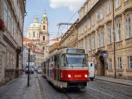 Tram in Prague, Czech Republic
