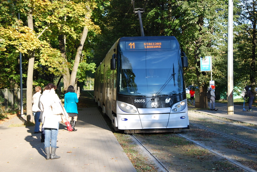 Bus in Riga, Latvia