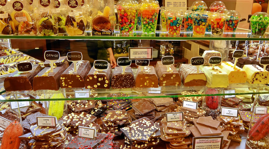 Sweets in Prague, Czech Republic