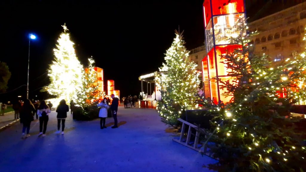 Christmas in Thessaloniki, Greece