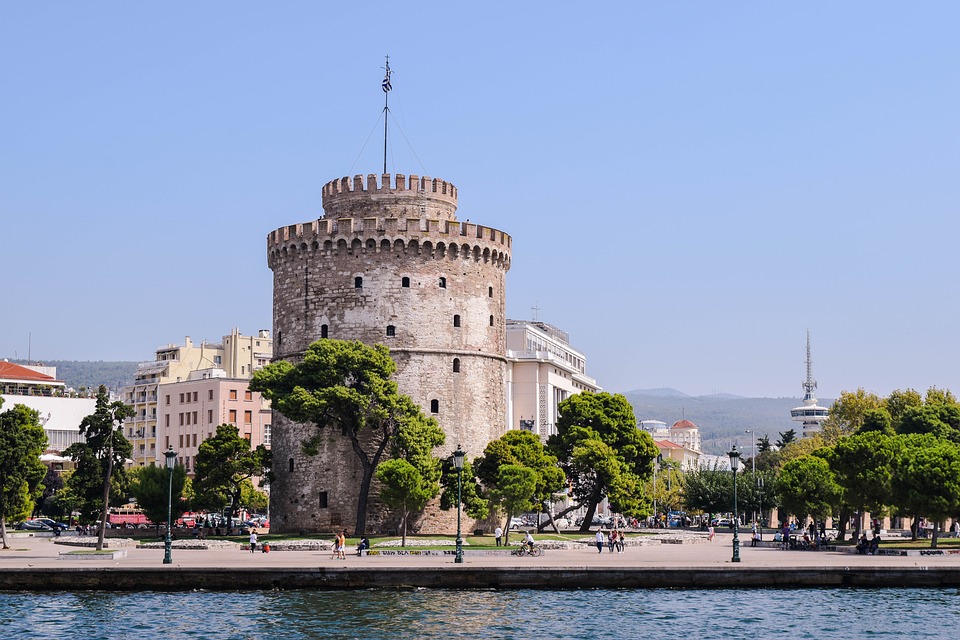 white tower in Thessaloniki, Greece