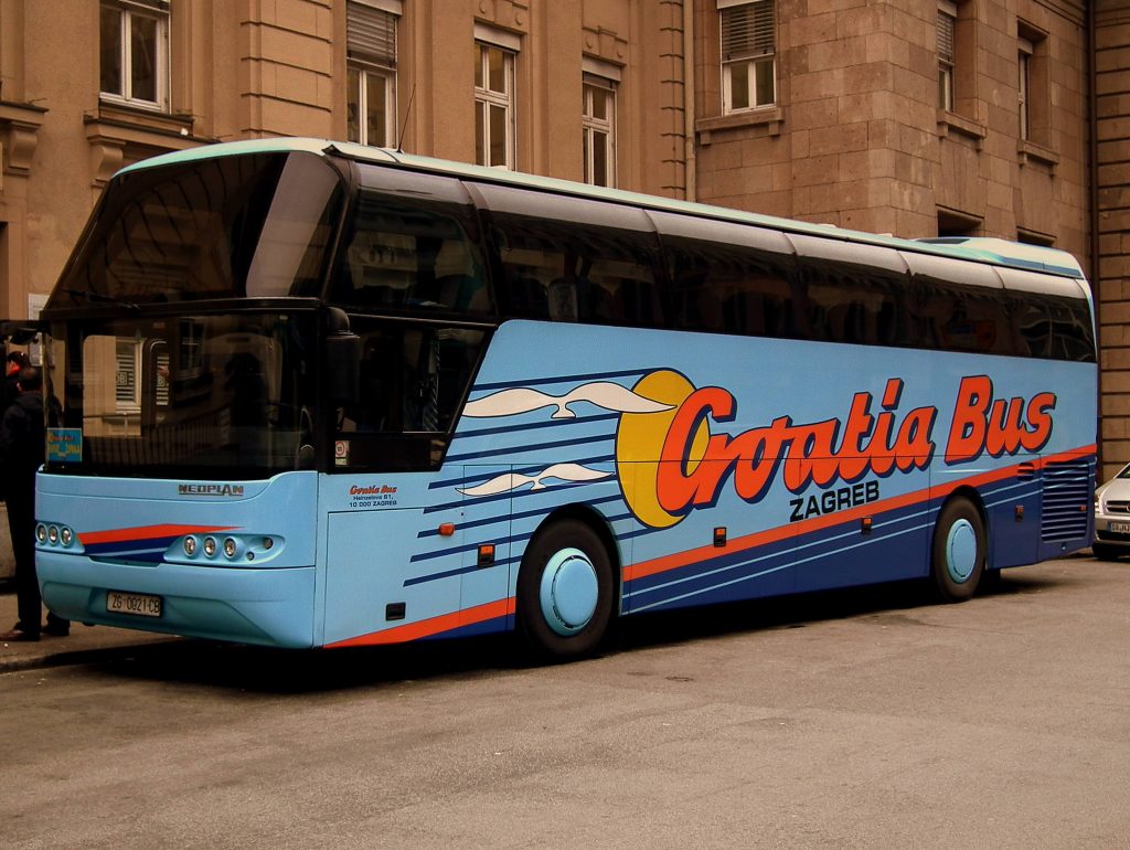 bus in Split, Croatia