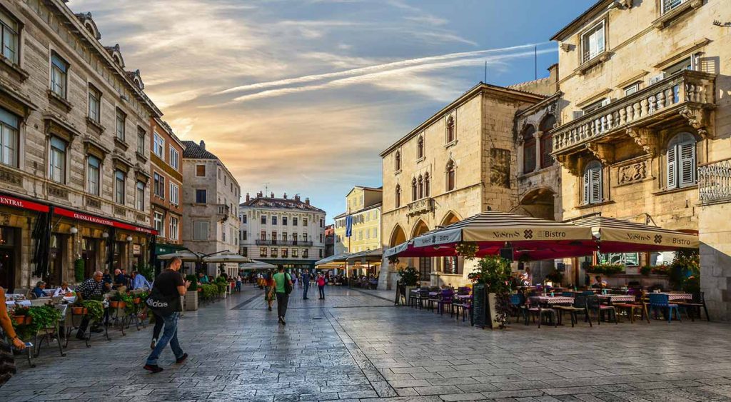 old town in Split, Croatia