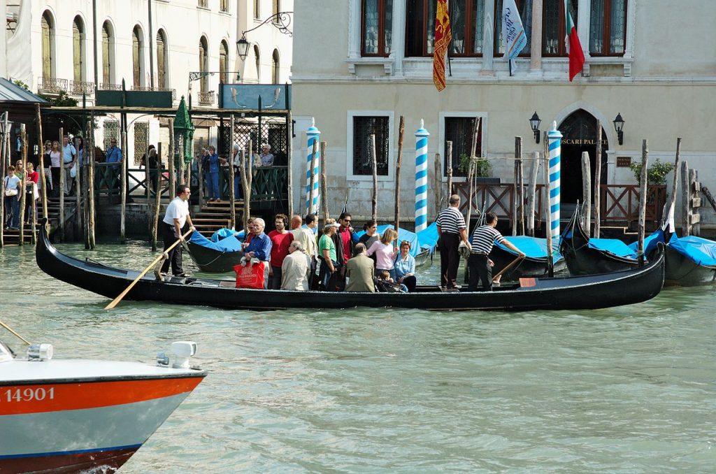 Turist in Venice, Italy