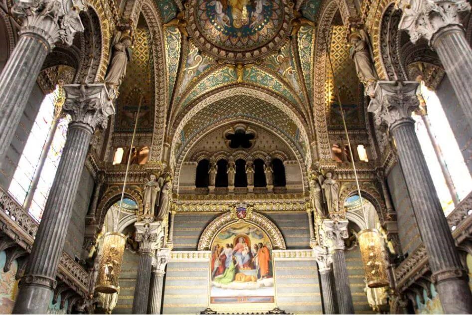 Basilica in Lyon, France