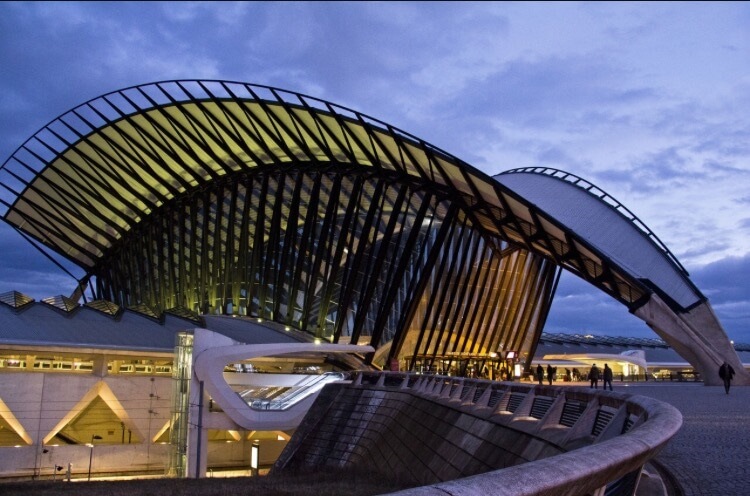 Airport in Lyon, France