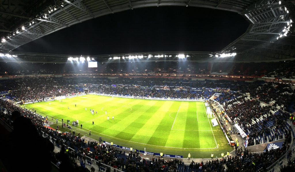 Stadium in Lyon, France