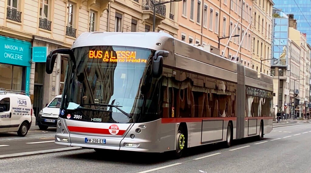 bus in Lyon, France