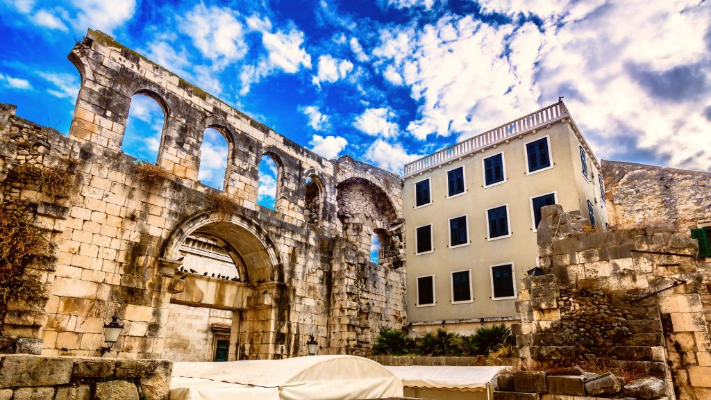 Town gates of Split, Croatia