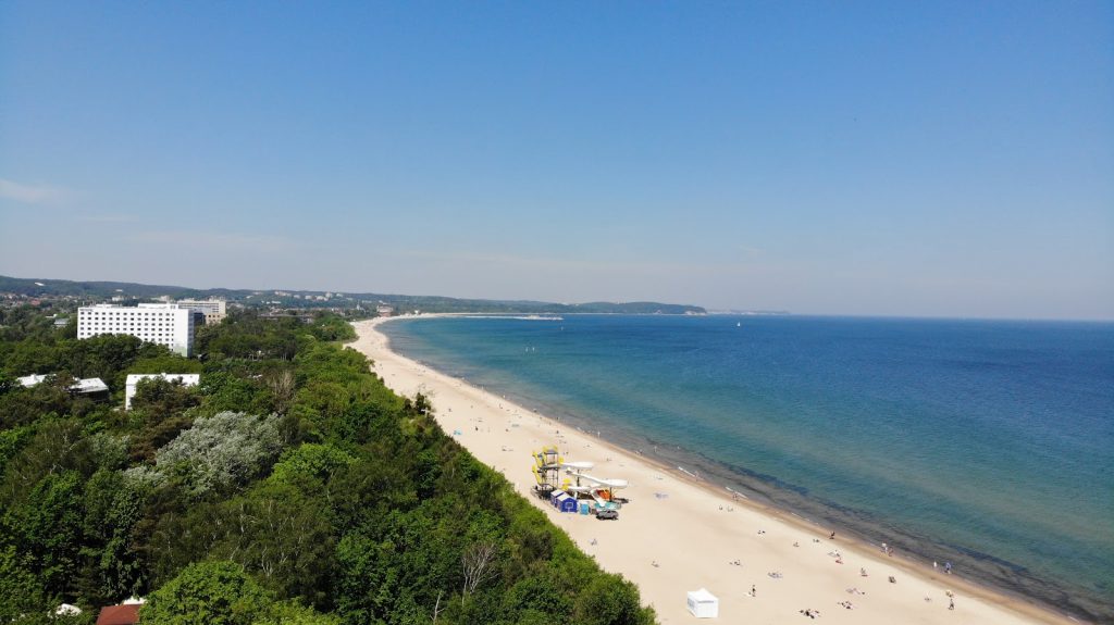 jelitkowo beach in Gdansk, Poland