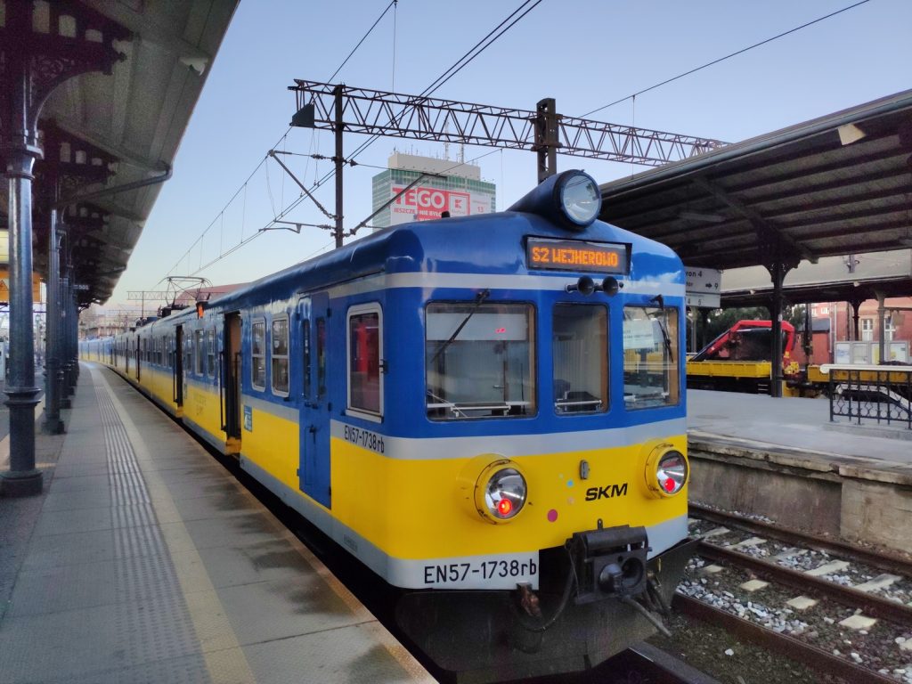 train in Gdansk, Poland