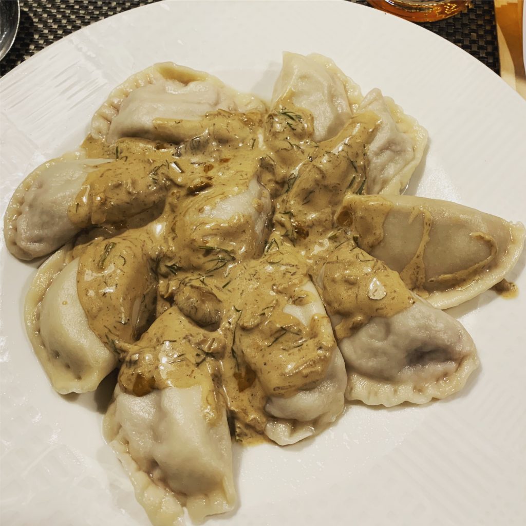 Pierogi in Gdansk, Poland