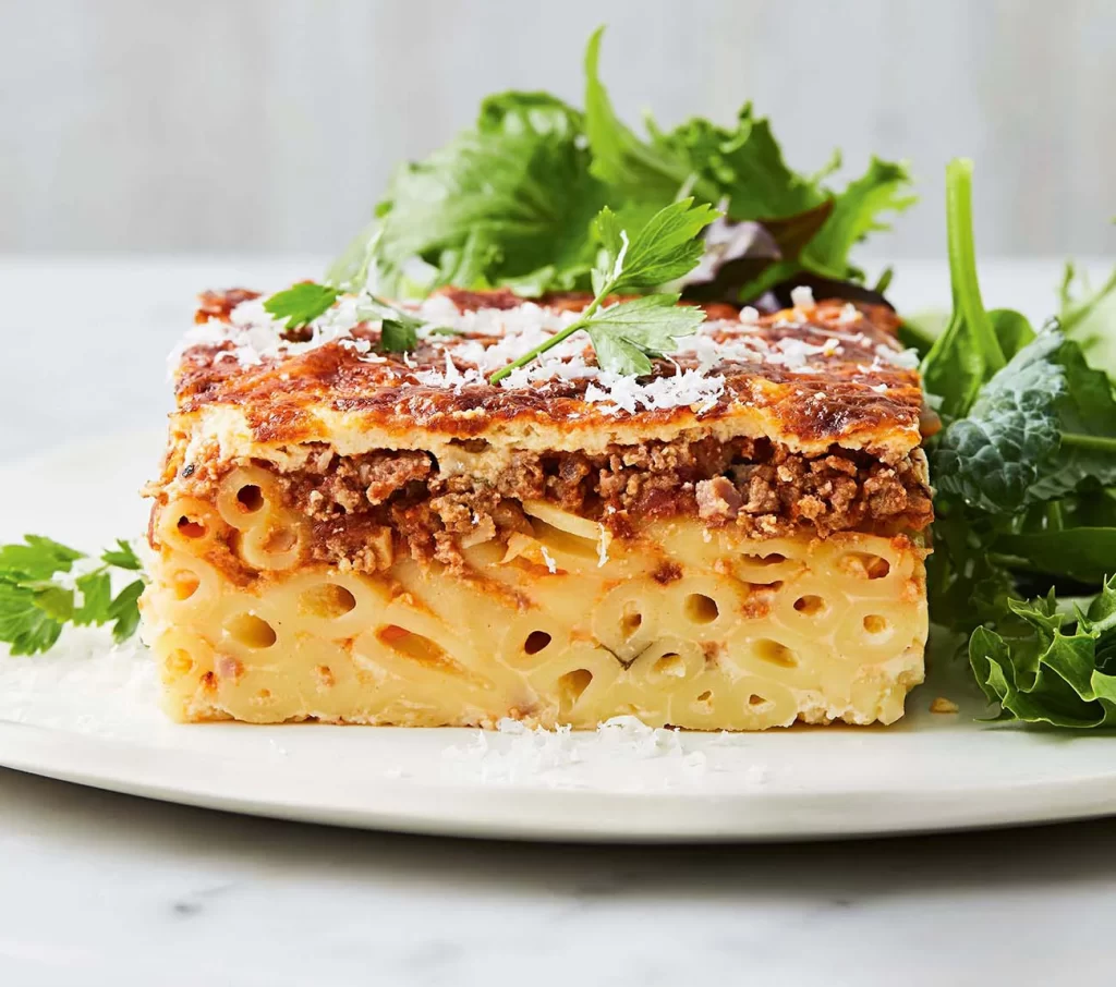 Greek food - pastitsio