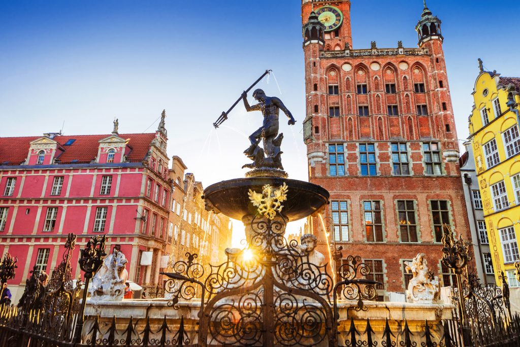 Fountain Gdansk, Poland