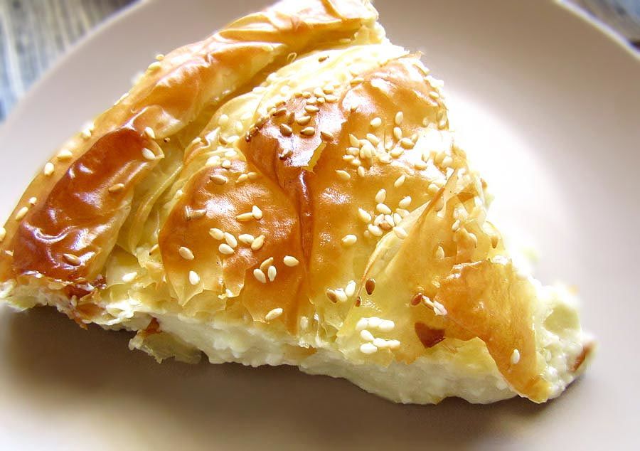 Greek food - tiropita