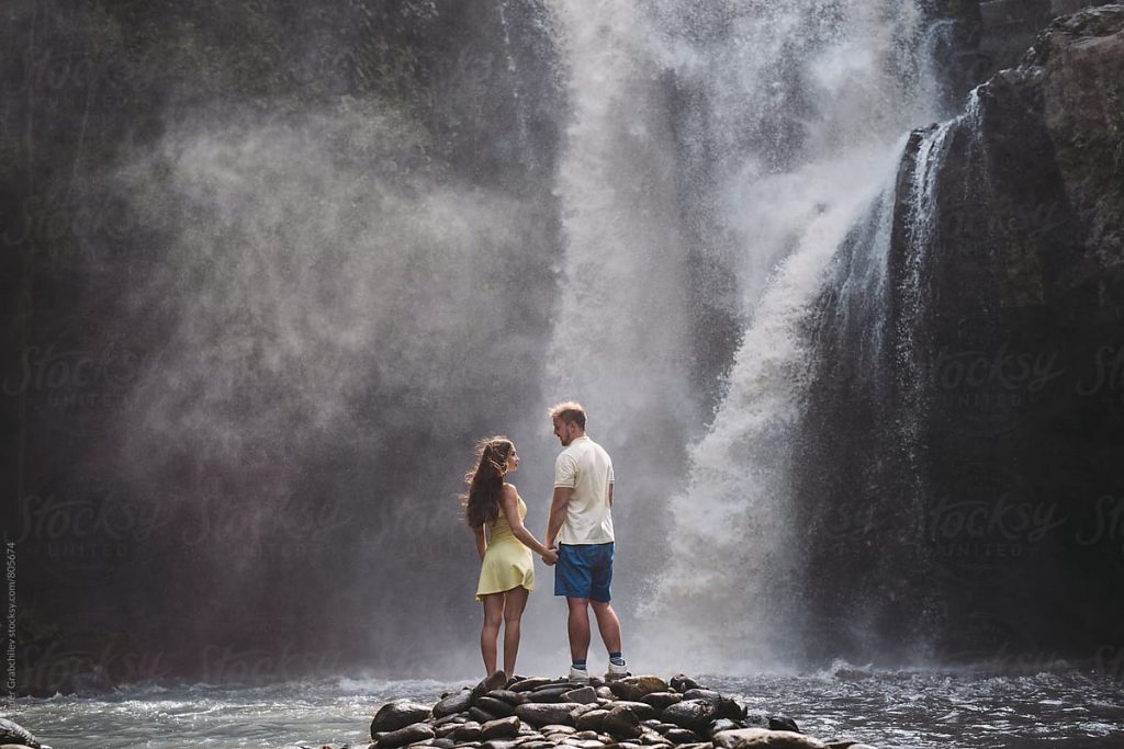 Honeymoon waterfall